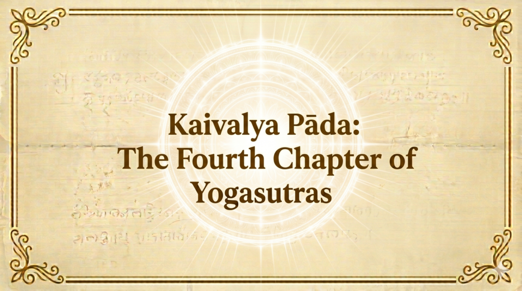 Kaivalya Pāda: Untangling the Purusha from Prakriti