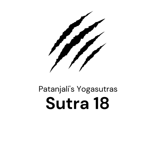 Sutra 18 from Patanjali’s Yogaustras